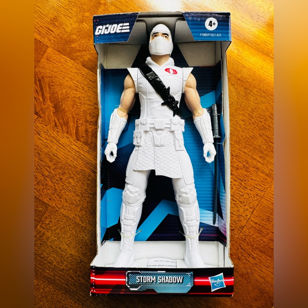 New in Box Hasbro G.I. Joe Storm Shadow Collectible Action Figure, White, 1 lb